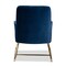 Baxton Studio Sennet Navy Blue Velvet Upholstered Gold Finished Armchair 160-9910 - alternate 9